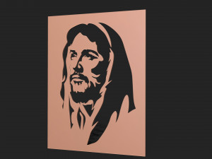 Jesus on wall decor Modelo de Impressão 3D