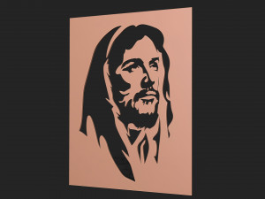 Jesus on wall decor Modelo de Impressão 3D