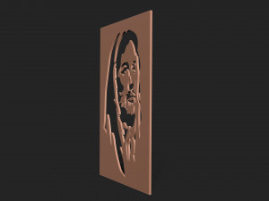 Jesus on wall decor Modelo de Impressão 3D