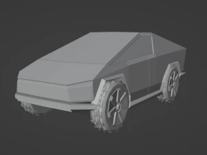 テスラ サイバートラック クーペ 3Dモデル