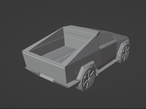 Tesla Cybertruck Coupe 3D Модель