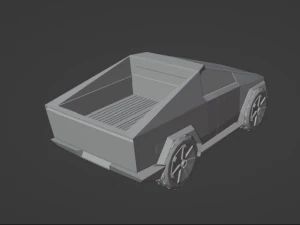 Tesla Cybertruck Coupe 3D Model