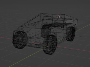 Tesla Cybertruck Coupe 3D Модель