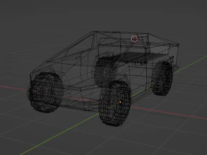 Tesla Cybertruck Coupe 3D Model