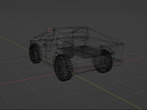 Tesla Cybertruck Coupe 3D Модель