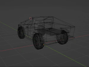 Tesla Cybertruck Coupe 3D Model