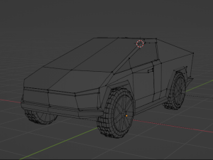 Tesla Cybertruck Coupe 3D Модель