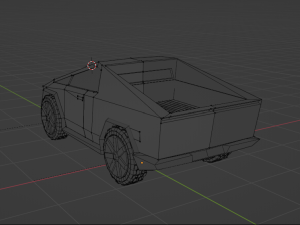 Tesla Cybertruck Coupe 3D Модель