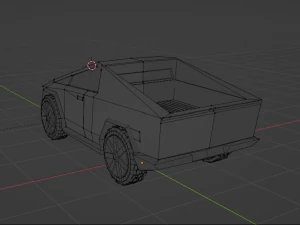 Tesla Cybertruck Coupe 3D Model