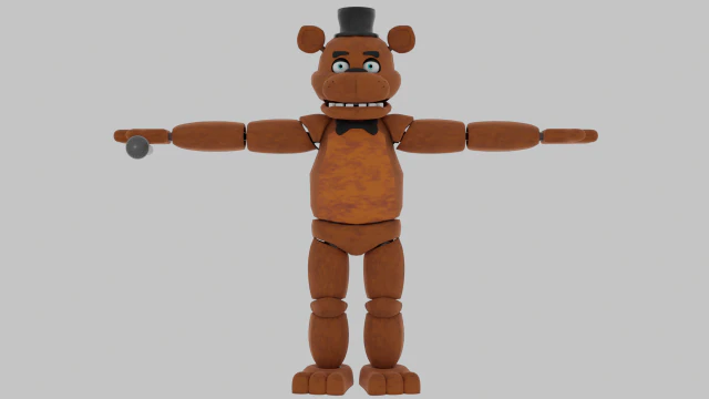 Freddy3DModel 3D Model .c4d .max .obj .3ds .fbx .stl .blend 