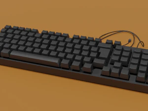Teclado Modelo 3D