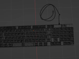 Teclado Modelo 3D