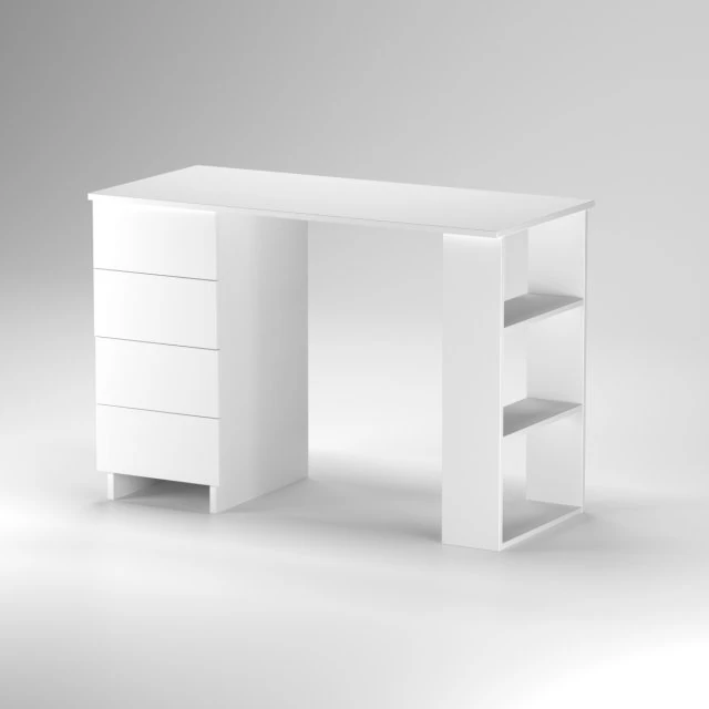 Desk Eliza Plus 3D Model .c4d .max .obj .3ds .fbx .stl .blend 