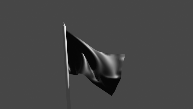 Animated waving flag 3D Модель .c4d .max .obj .3ds .fbx .stl .blend 