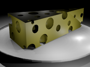 Cheese 3D Model