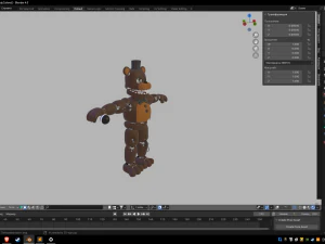 Old Freddy 3D Model