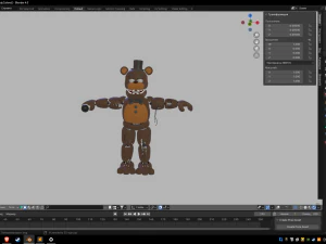 Old Freddy 3D Model