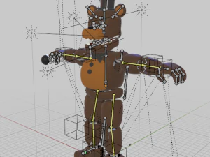 Old Freddy 3D Model