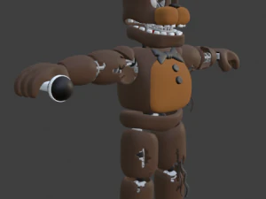 Old Freddy 3D Model