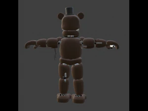Old Freddy 3D Model