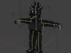 Old Freddy 3D Model