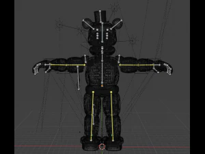 Old Freddy 3D Model