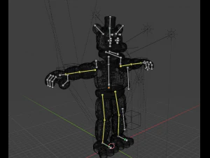 Old Freddy 3D Model