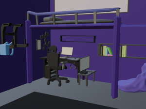 My like bedroom 3D Model