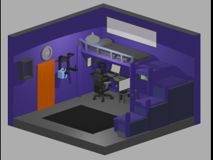 My like bedroom 3D Model