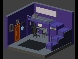 My like bedroom 3D Model