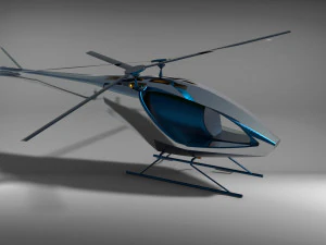 РУ ВЕРТОЛЕТ 3D Принт Модель