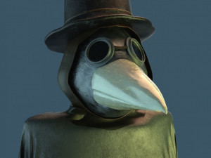 Plague Doctor 3D-Modell