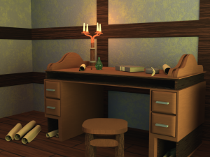 Stylized Room 3D Modell