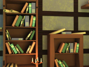 Habitaci&oacute;n estilizada Modelo 3D