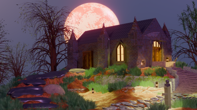 Hunters Dream Inspired 3D Model .c4d .max .obj .3ds .fbx .stl .blend