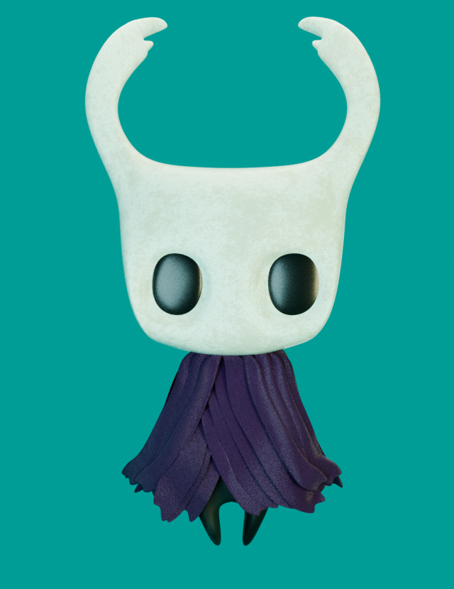 Hollow Knight and Nail Model 3D .c4d .max .obj .3ds .fbx .stl .blend 