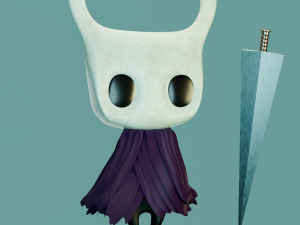 Hollow Knight and Nail Model 3D