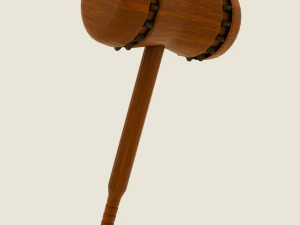 Einfacher Holzhammer 3D Modell