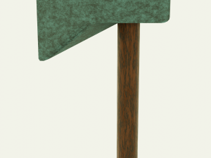 Lowpoly Axe 3D Model