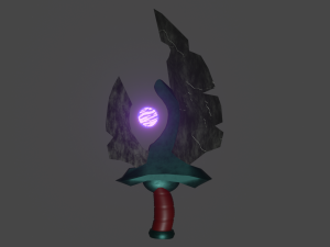 Fantasy Sword Modelo 3D