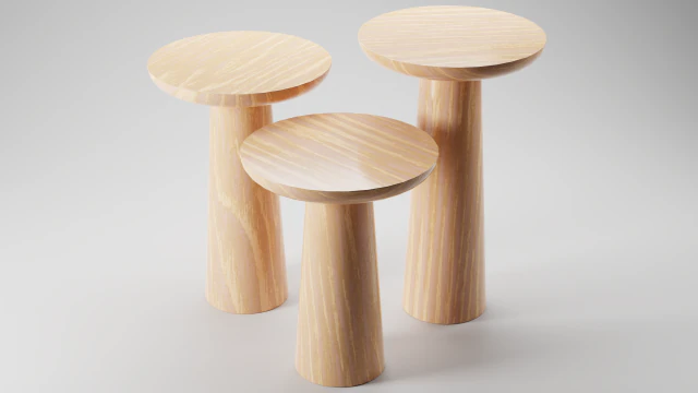 Coffe table 3D Model .c4d .max .obj .3ds .fbx .stl .blend 