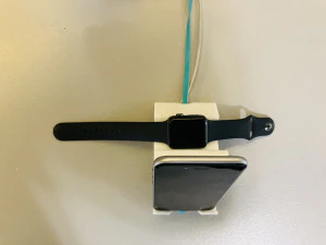IPHONE AND APPLE WATCH CHARGING HOLDER - DOCKING 3D Print Model