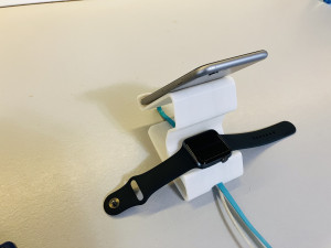 IPHONE AND APPLE WATCH CHARGING HOLDER - DOCKING Modelo de impresión 3D