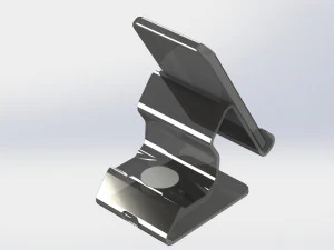 IPHONE AND APPLE WATCH CHARGING HOLDER - DOCKING 3D Print Model