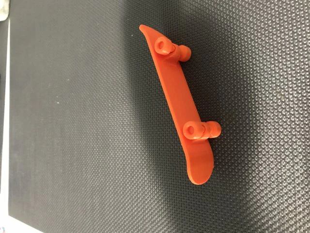 SKATE BOARD PRINT IN PLACE SIMPLE OR KEY RING 3D Print Model .c4d .max .obj .3ds .fbx .stl .blend 