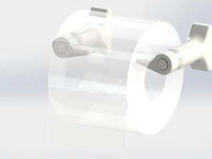 Schnellwechsel-Halter f&uuml;r Toilettenpapier, K&uuml;chenservietten 3D Druckmodell