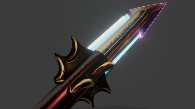 Sword 3D Модель .c4d .max .obj .3ds .fbx .stl .blend 