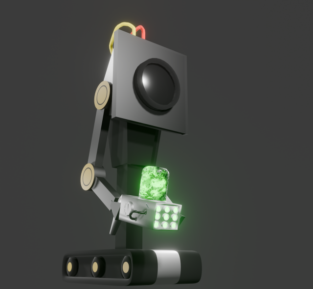 Ricks robot 3D Modell .c4d .max .obj .3ds .fbx .stl .blend 