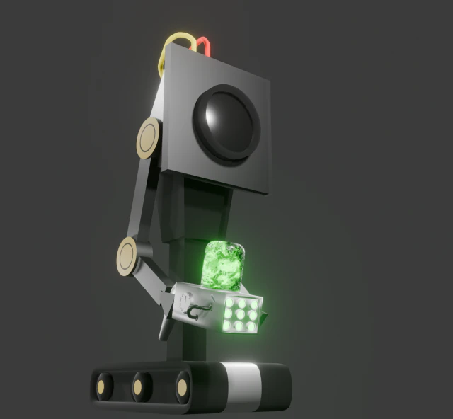 Ricks robot 3D Model .c4d .max .obj .3ds .fbx .stl .blend 