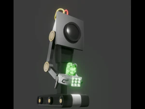 Il robot di Rick Modello 3D